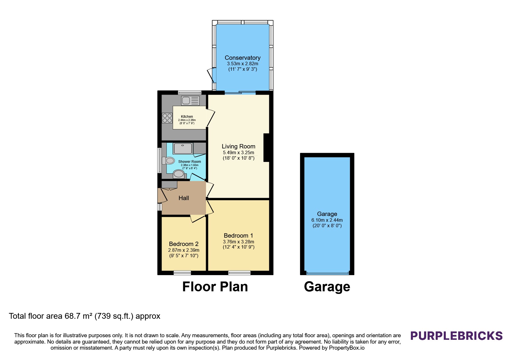 54, Old Orchard Place, Hailsham floorplan