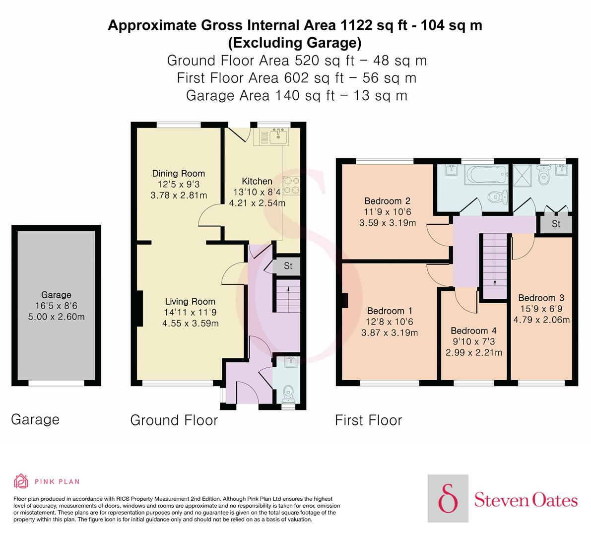 12, Desborough Close, Bengeo floorplan