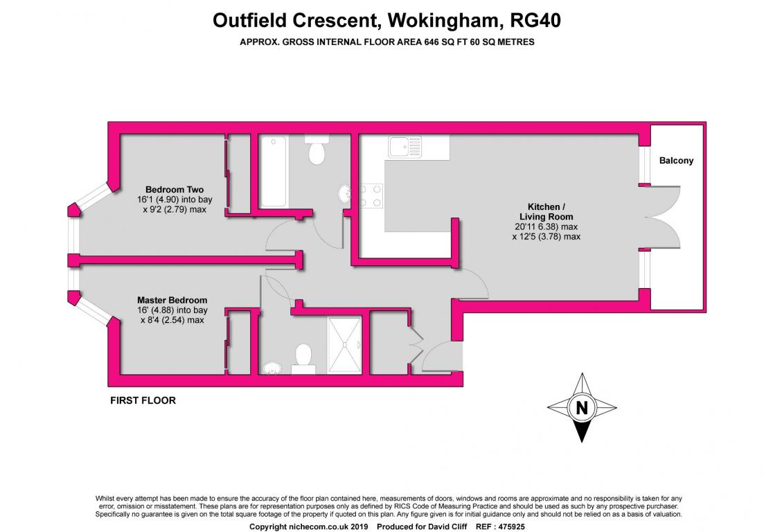 2 Bedrooms Flat for sale in Outfield Crescent, Wokingham RG40