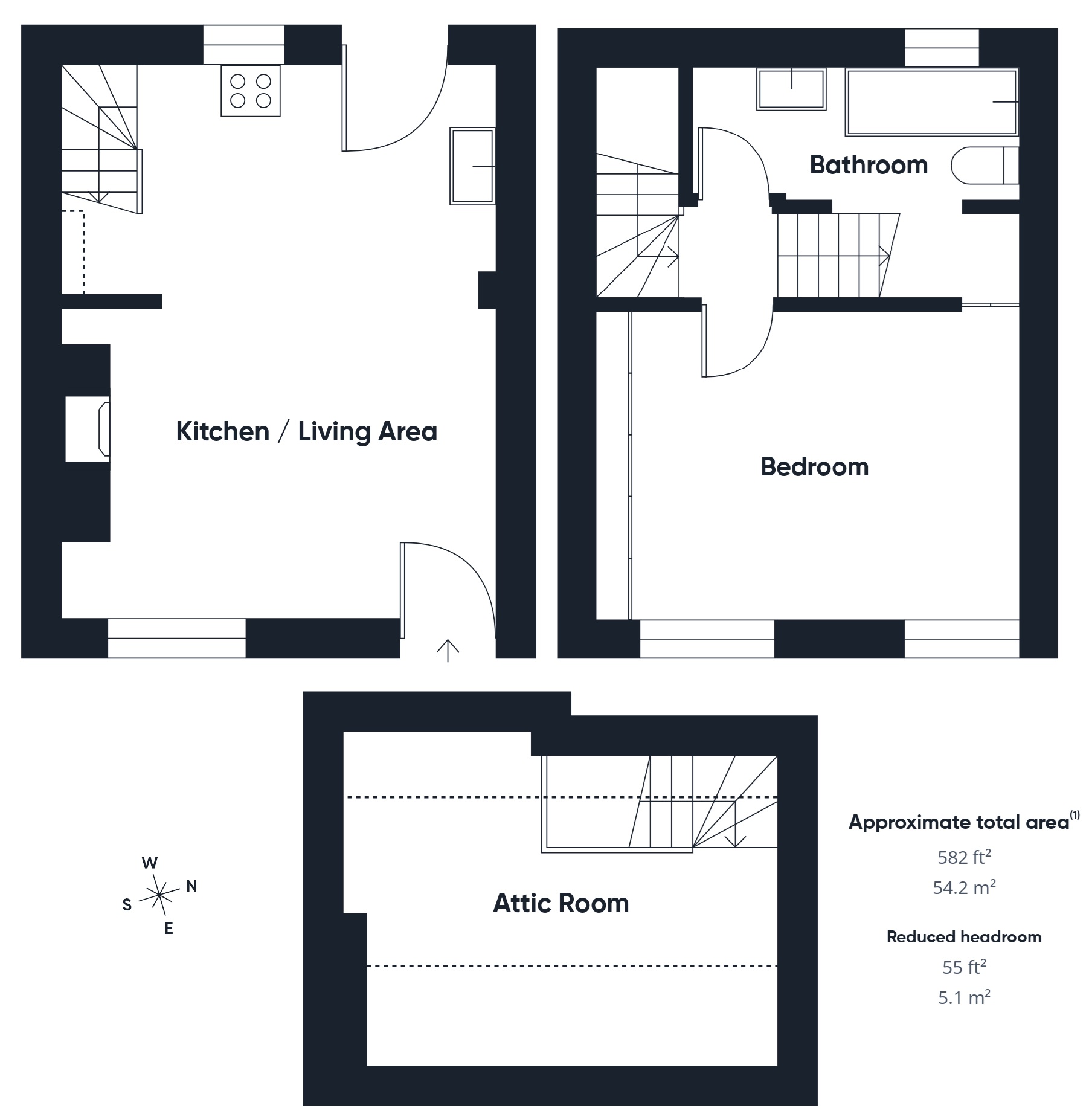 17, Townsend, Bude floorplan