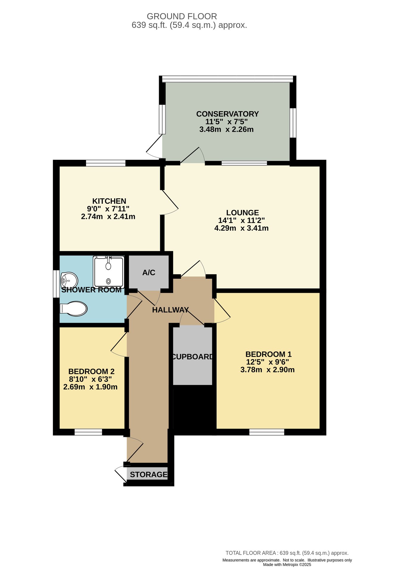 25, Victoria Place, Wimborne floorplan