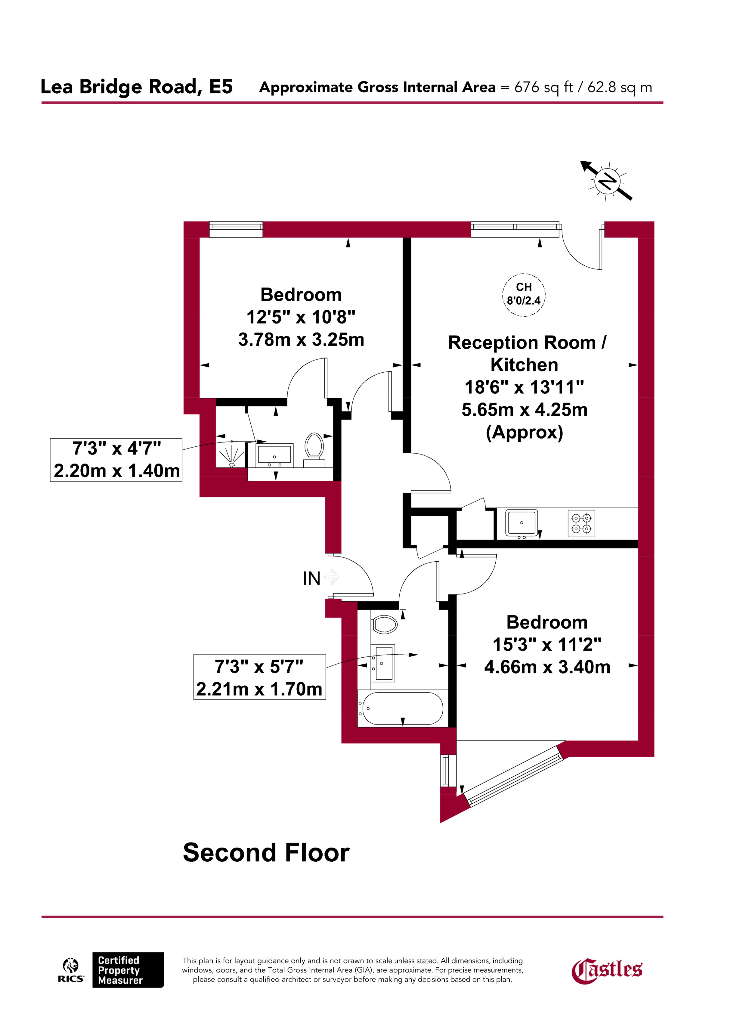 14, Paradise Park, Hackney floorplan
