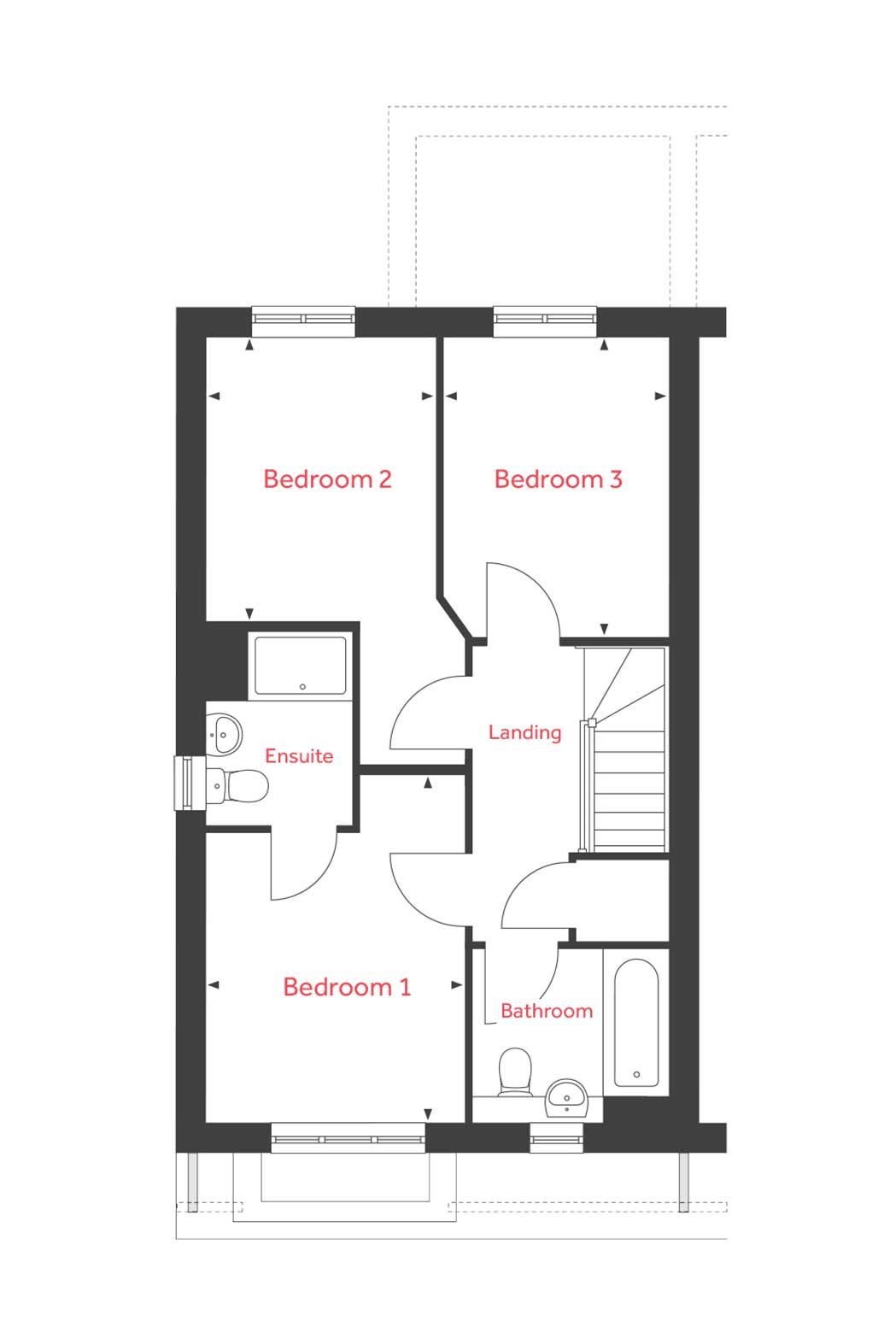 "The Birr" at Avery Hill Road, London SE9, 3 bedroom semidetached
