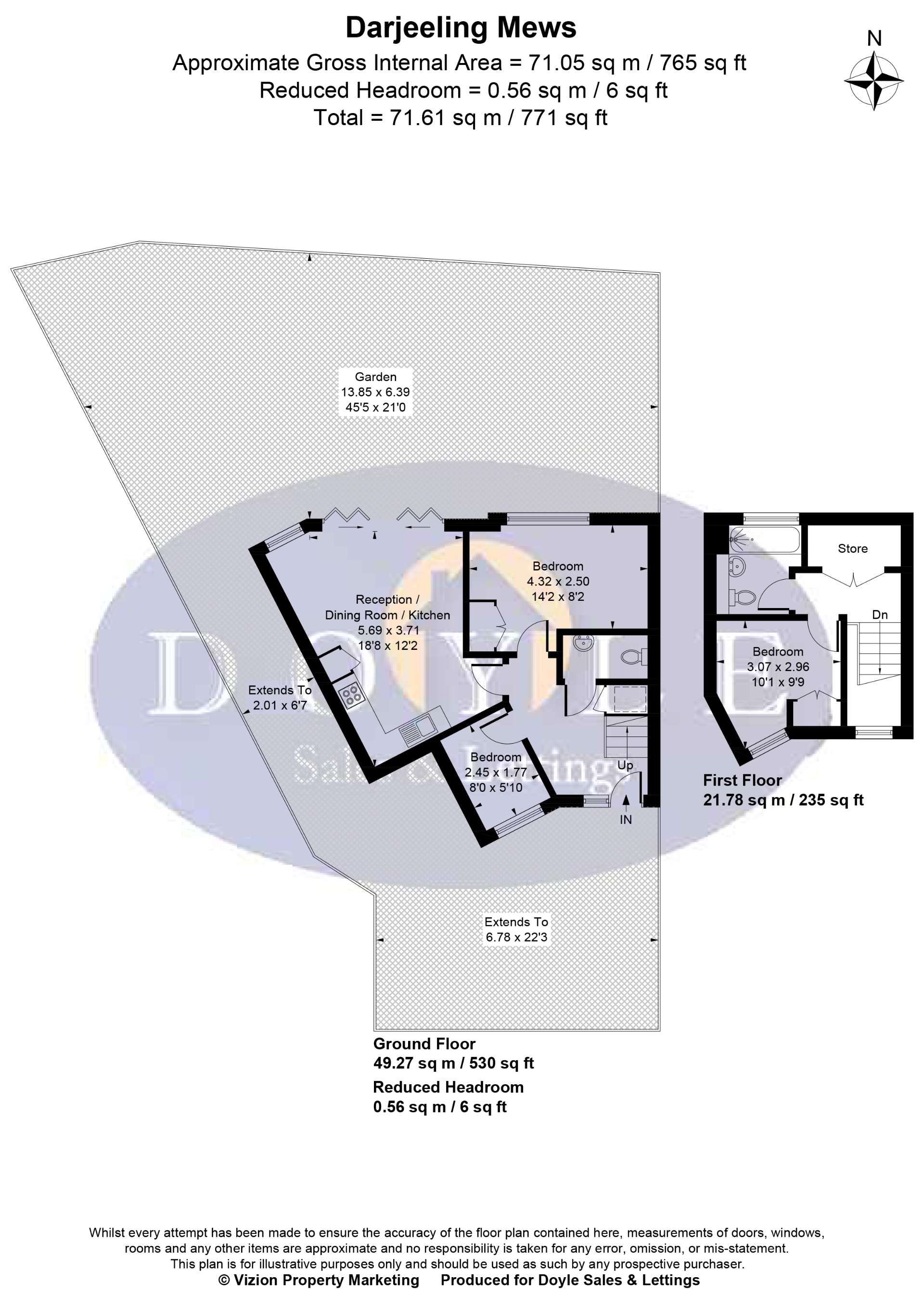 1, Darjeeling Close, Church Road, London floorplan