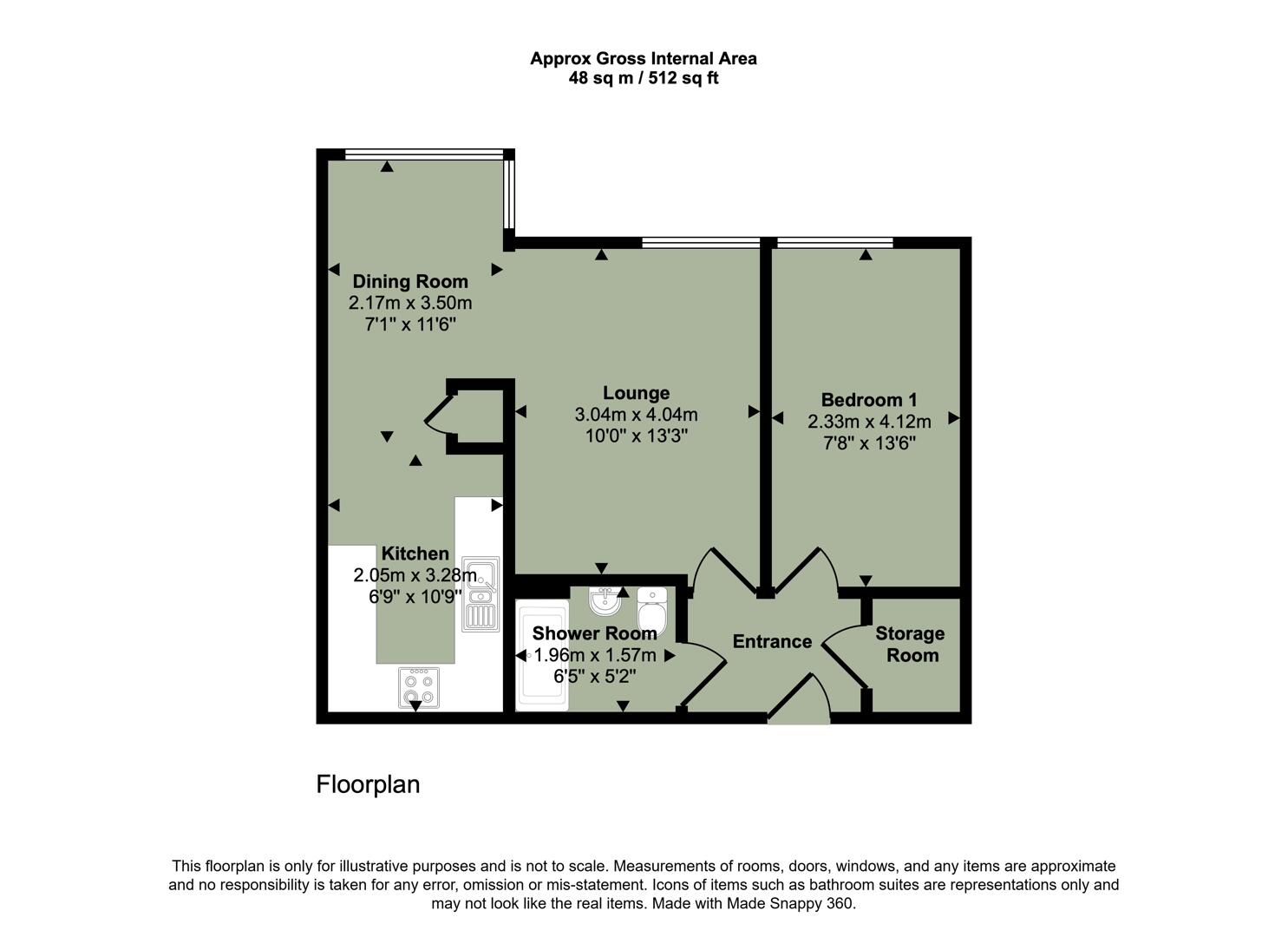 Flat 18, Dyfed House, Tygwyn Road, Cardiff floorplan