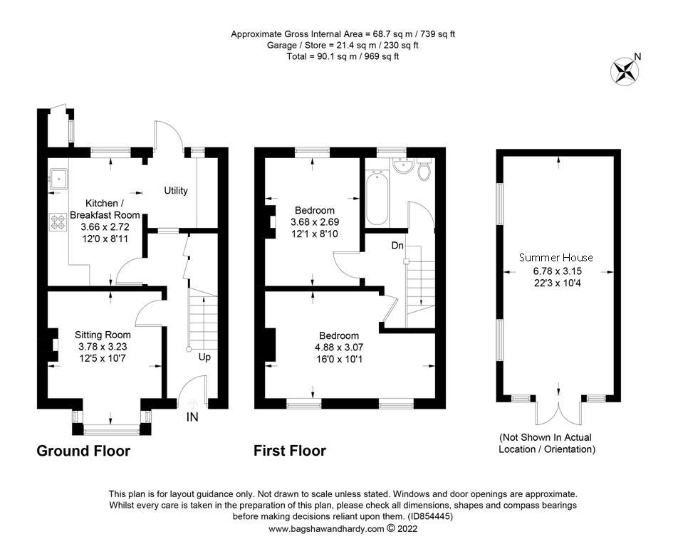 132, London Road, Morden floorplan