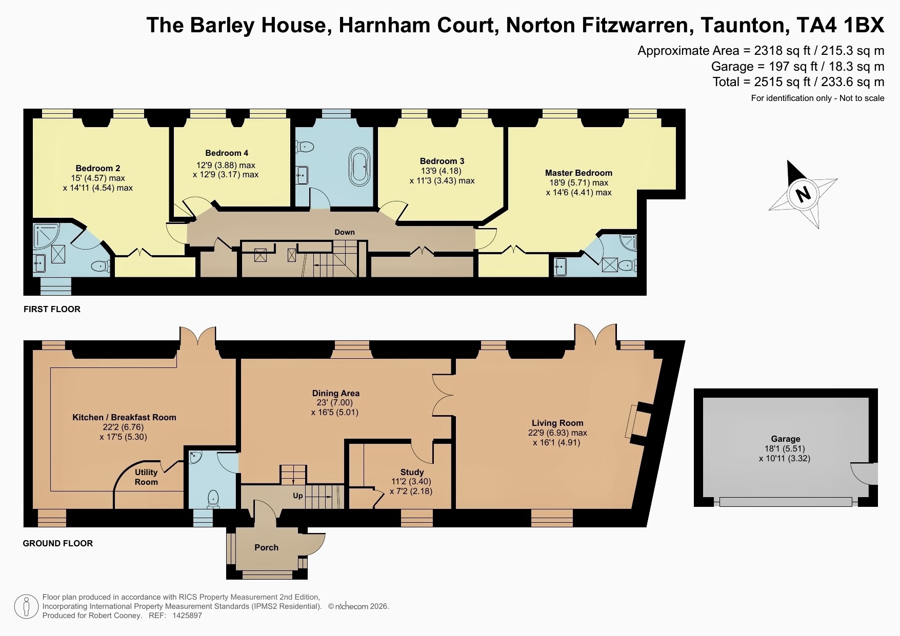 The Barley House, Taunton floorplan