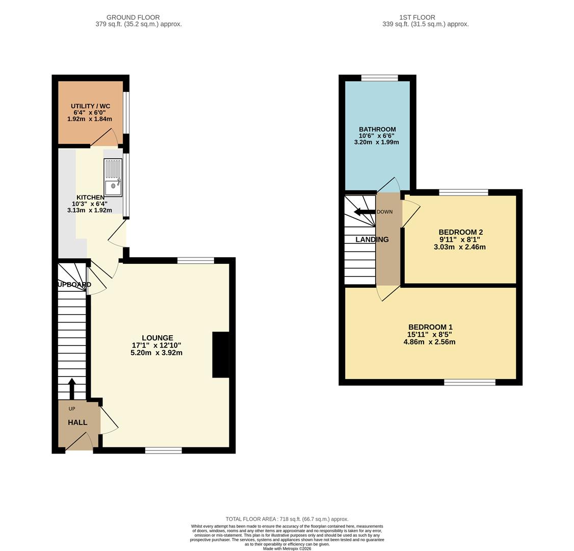 42, Poplar Avenue, Swadlincote floorplan