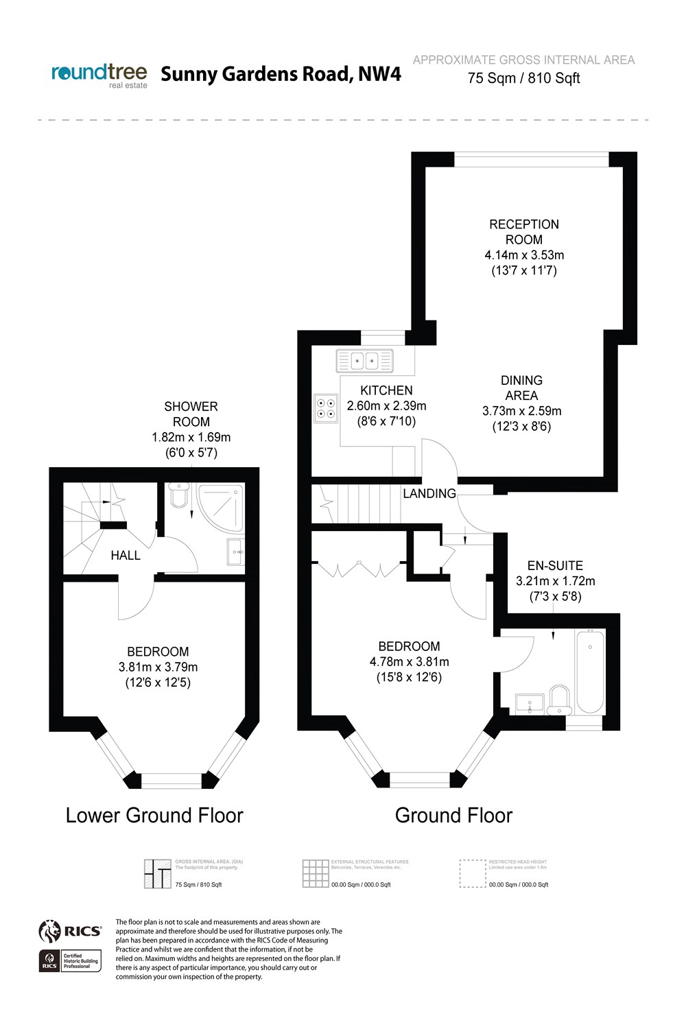 Flat 3, Sunny Gardens Road, London floorplan