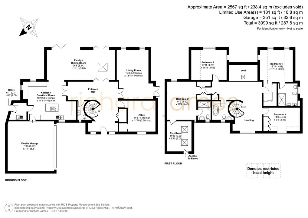 Elmlea, Post Office Lane floorplan