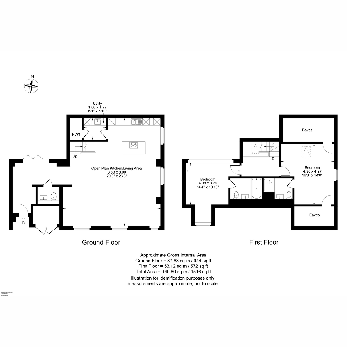63, Plymouth Place, Leamington Spa floorplan