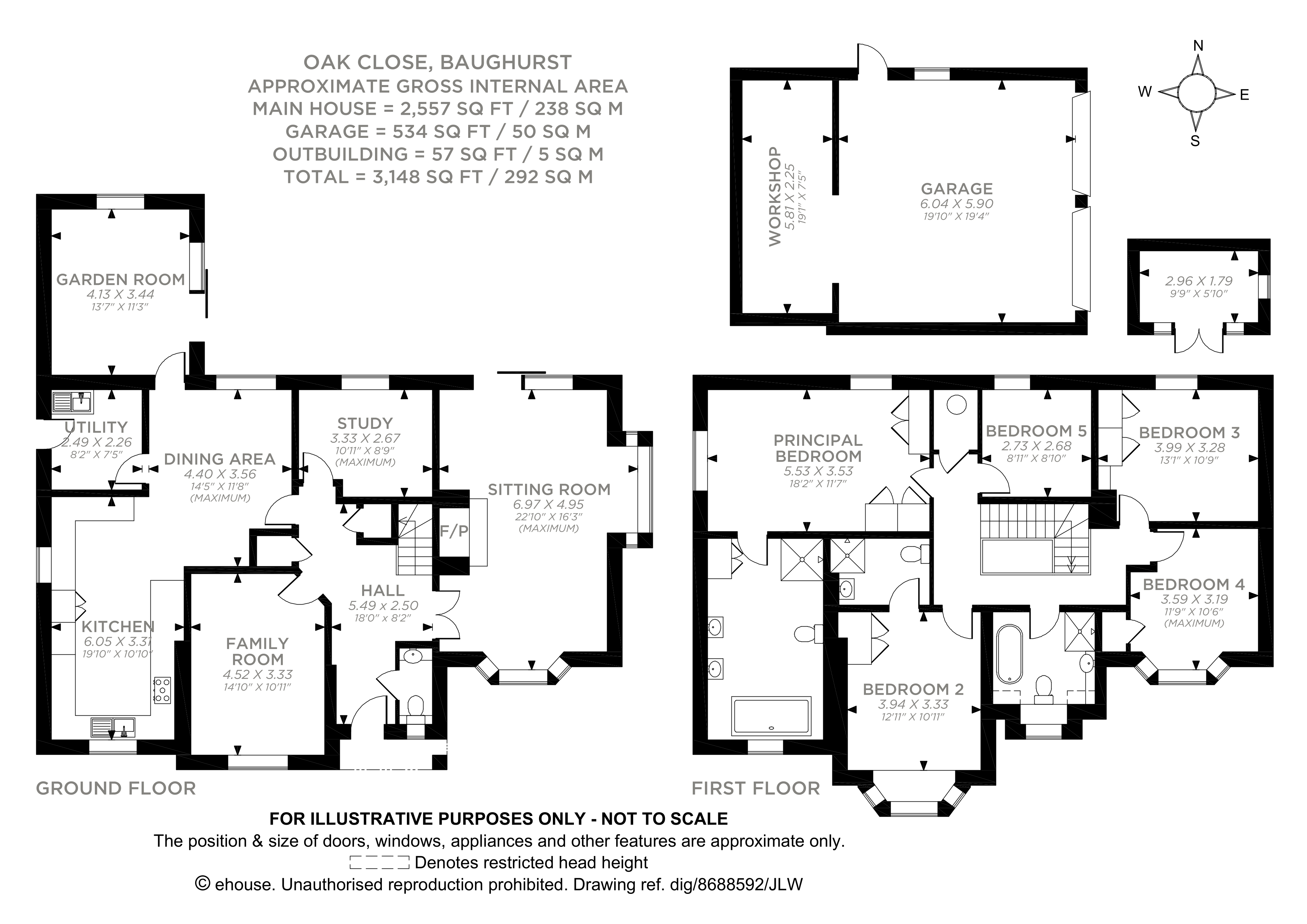 Claymore, 2, Oak Close, Tadley floorplan