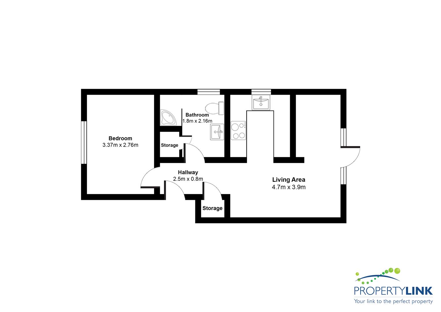 32, Harp Island Close, London floorplan