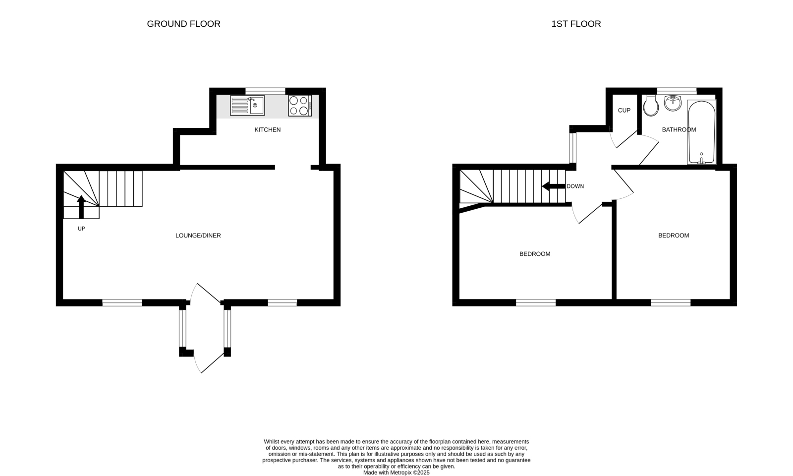 Ivy Cottage, 34 Little Lane, Hayle floorplan