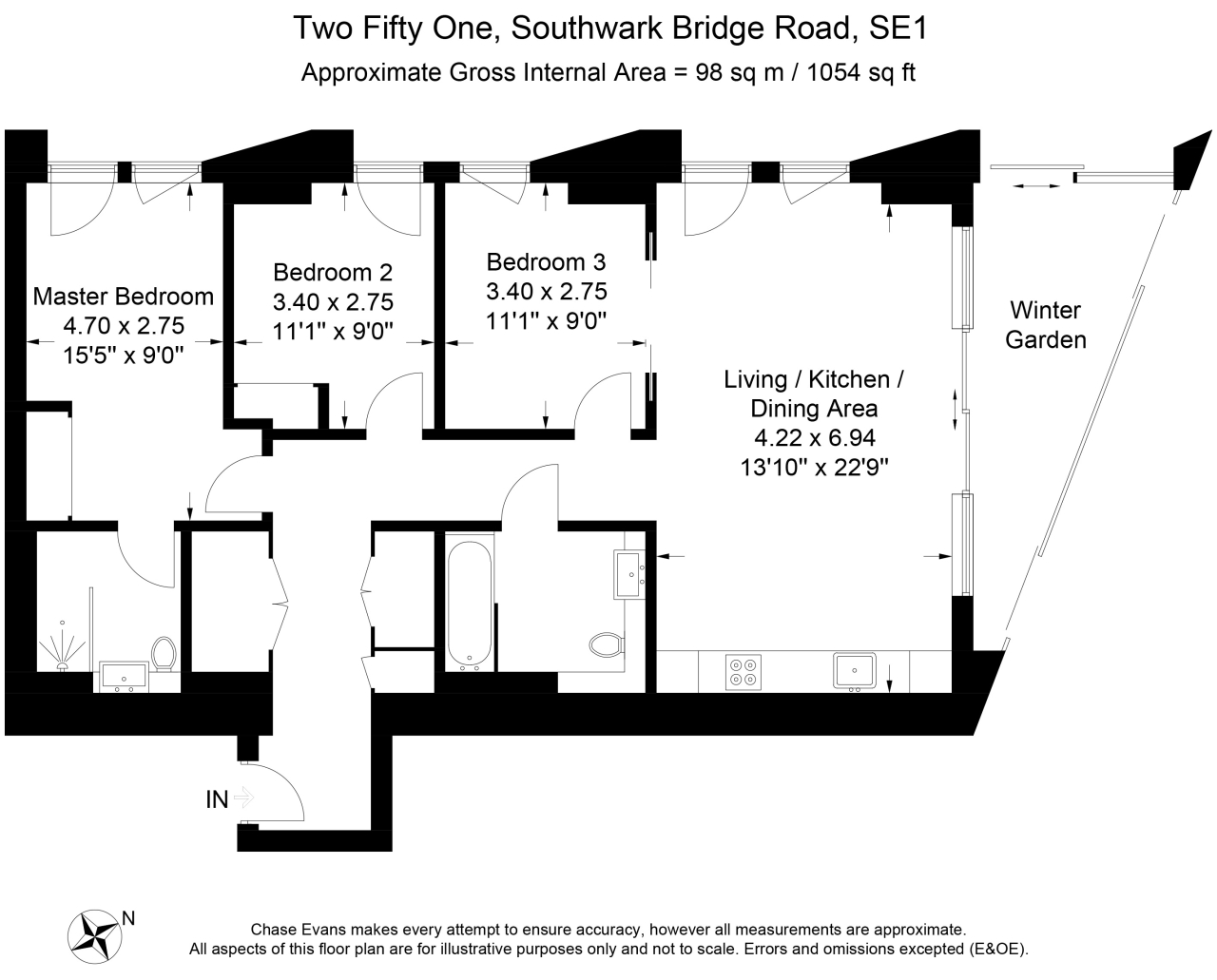 Two Fifty One, Southwark Bridge Road, London floorplan