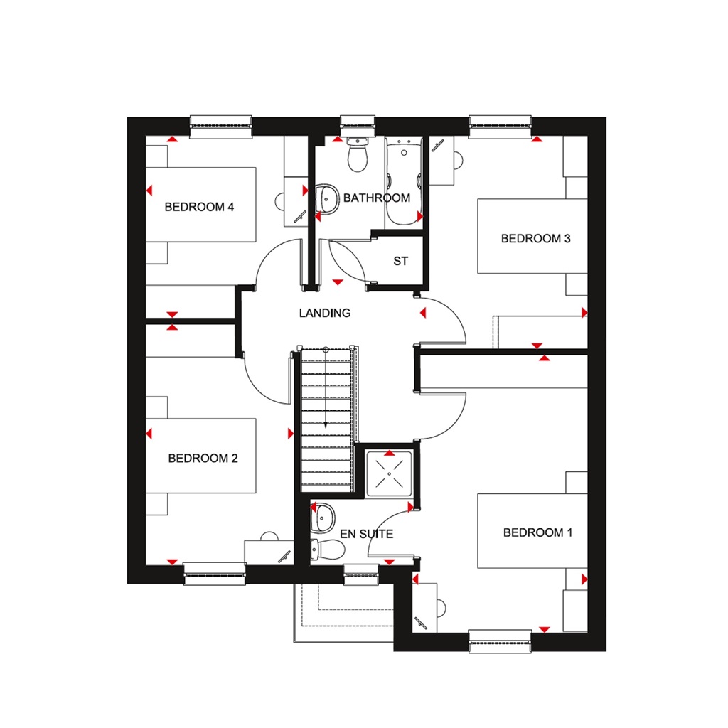 "Dunbar" at Charolais Lane, Huntingtower, Perth PH1, 4 bedroom detached