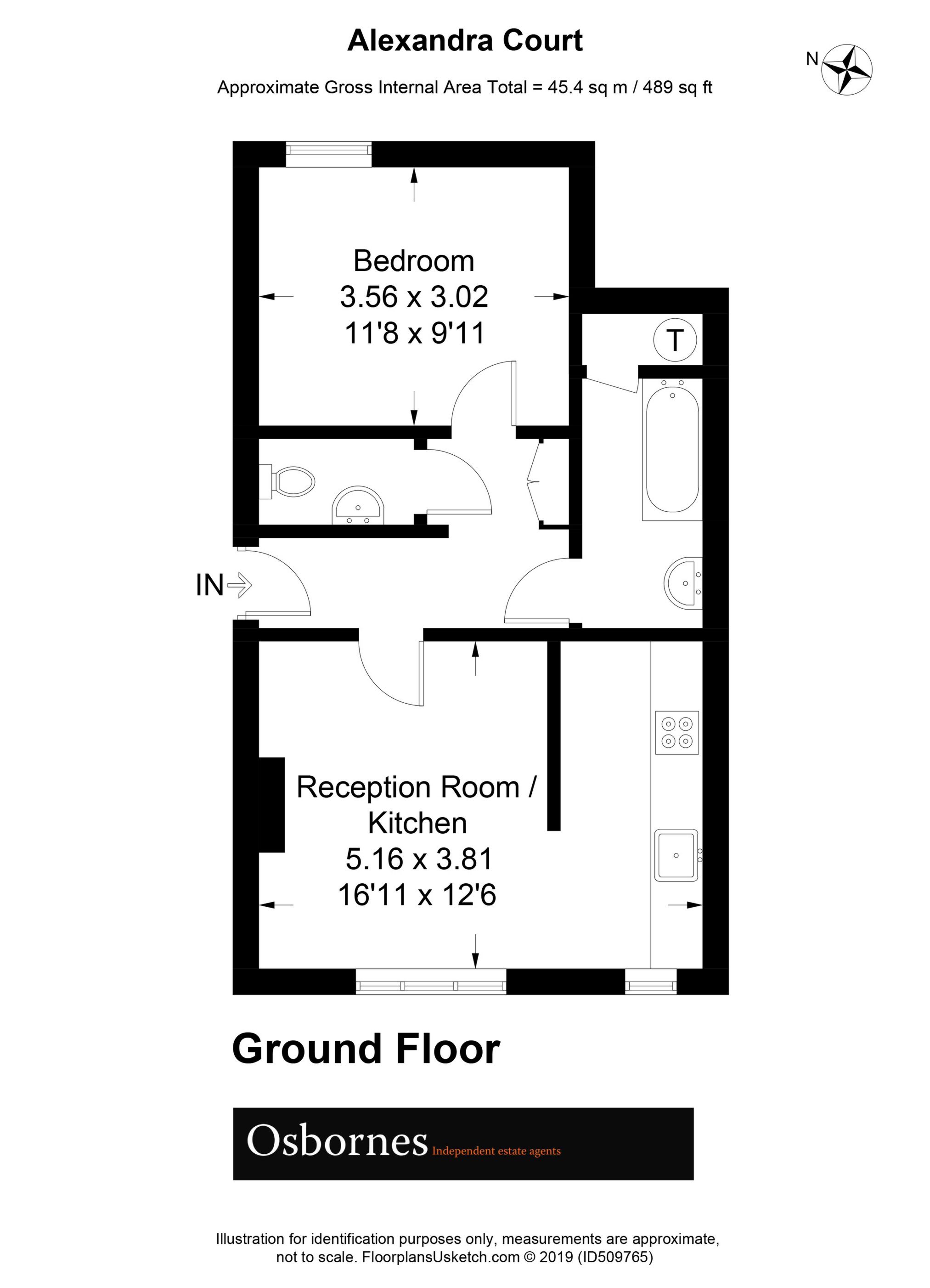 14 Alexandra Court, Alexandra Road, Farnborough floorplan