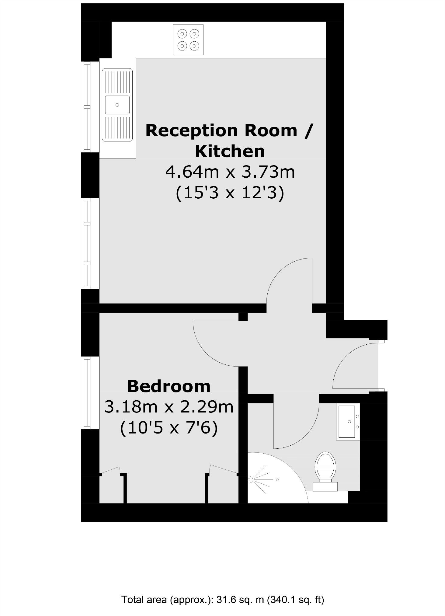 Flat 27, Rowallan Court, Cumberland Place, London floorplan
