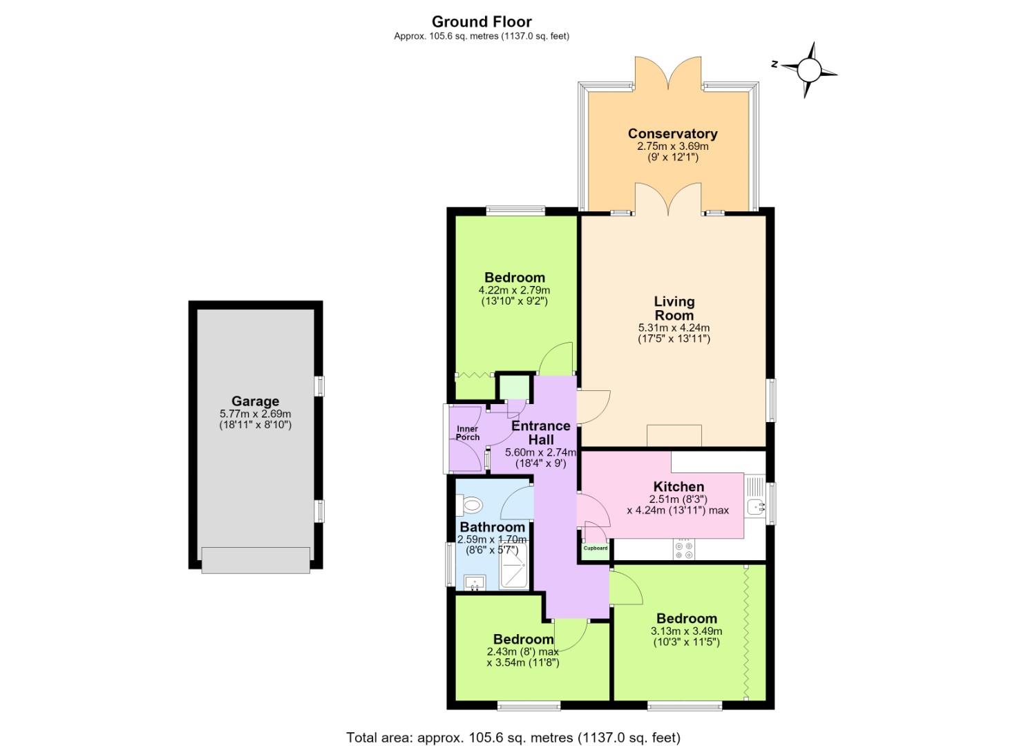 Brook View Drive, Keyworth floorplan
