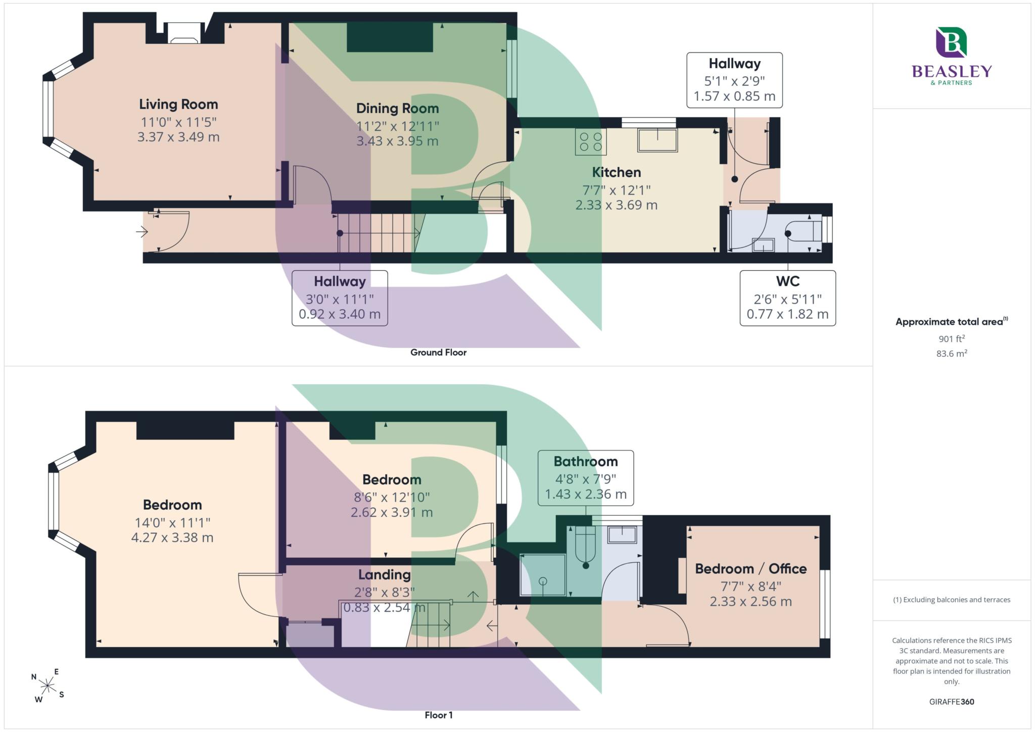 19, Russell Street, Milton Keynes floorplan