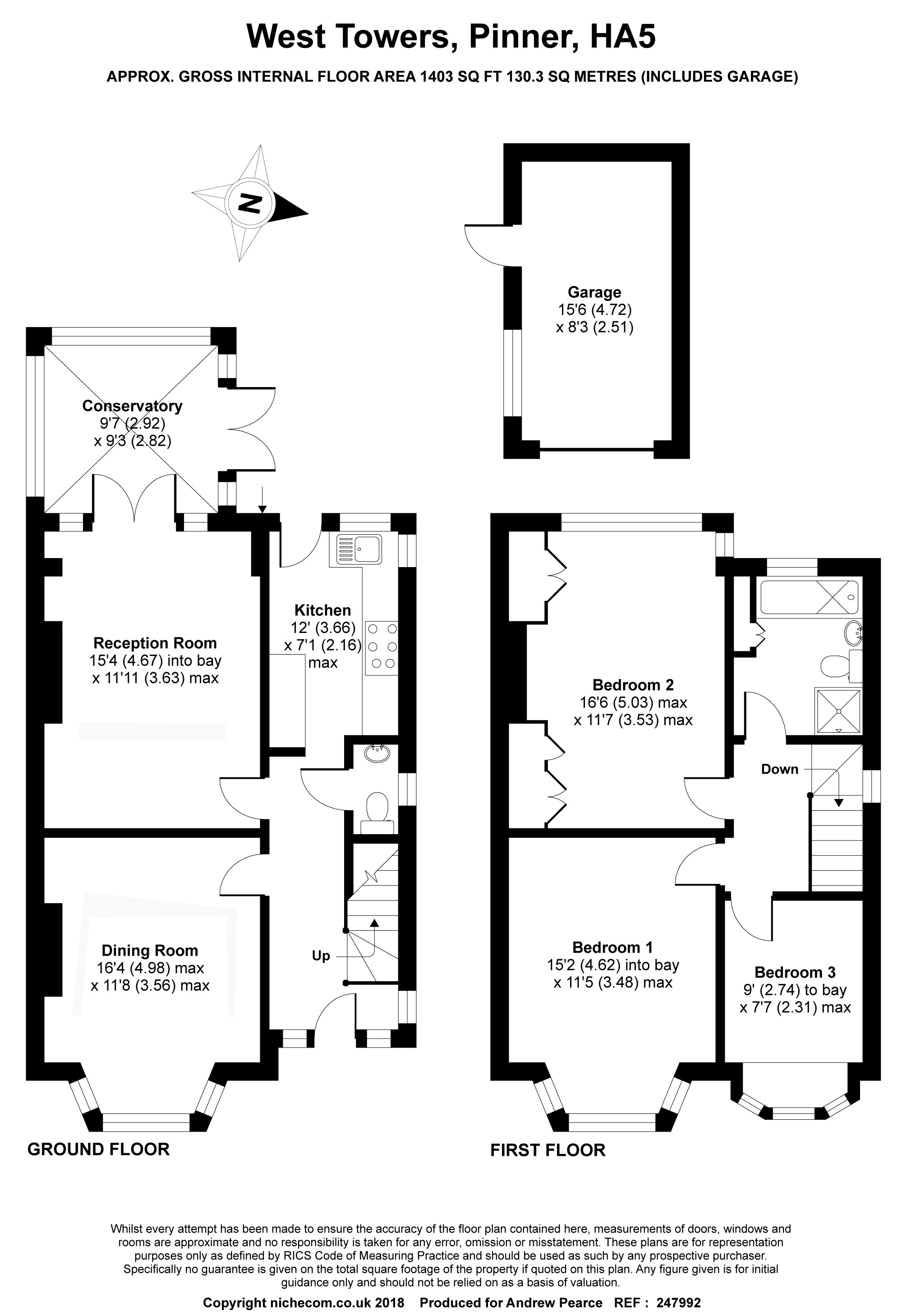 3 Bedrooms Semi-detached house for sale in West Towers, Pinner HA5