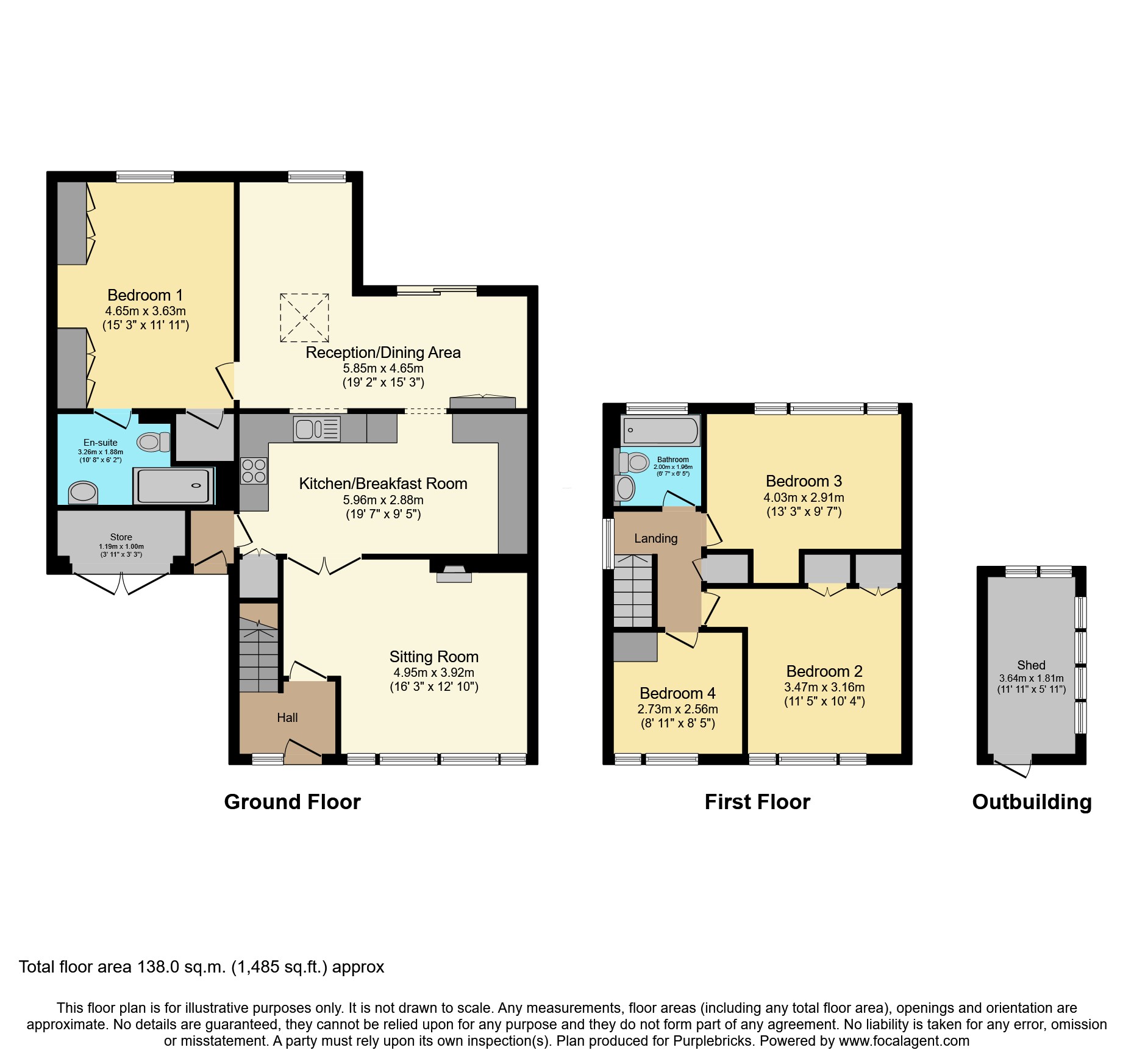72, Central Way, Oxted floorplan
