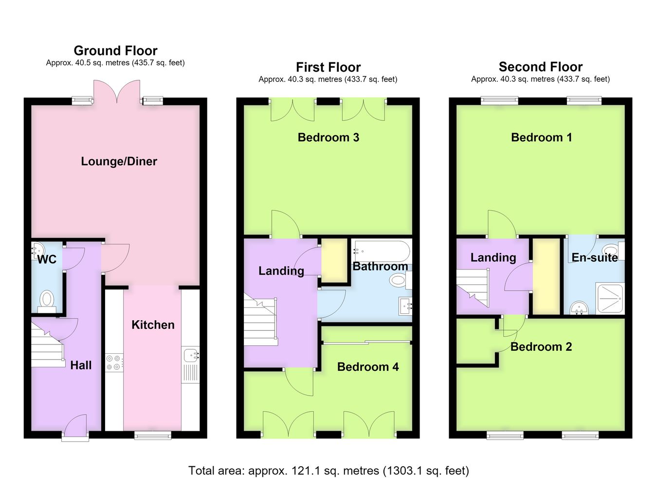 5, Oakham Terrace, Boston floorplan