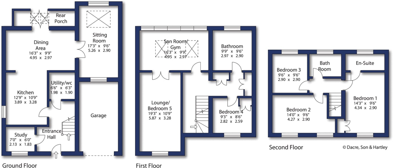 3, Beamsley Close, Ilkley floorplan