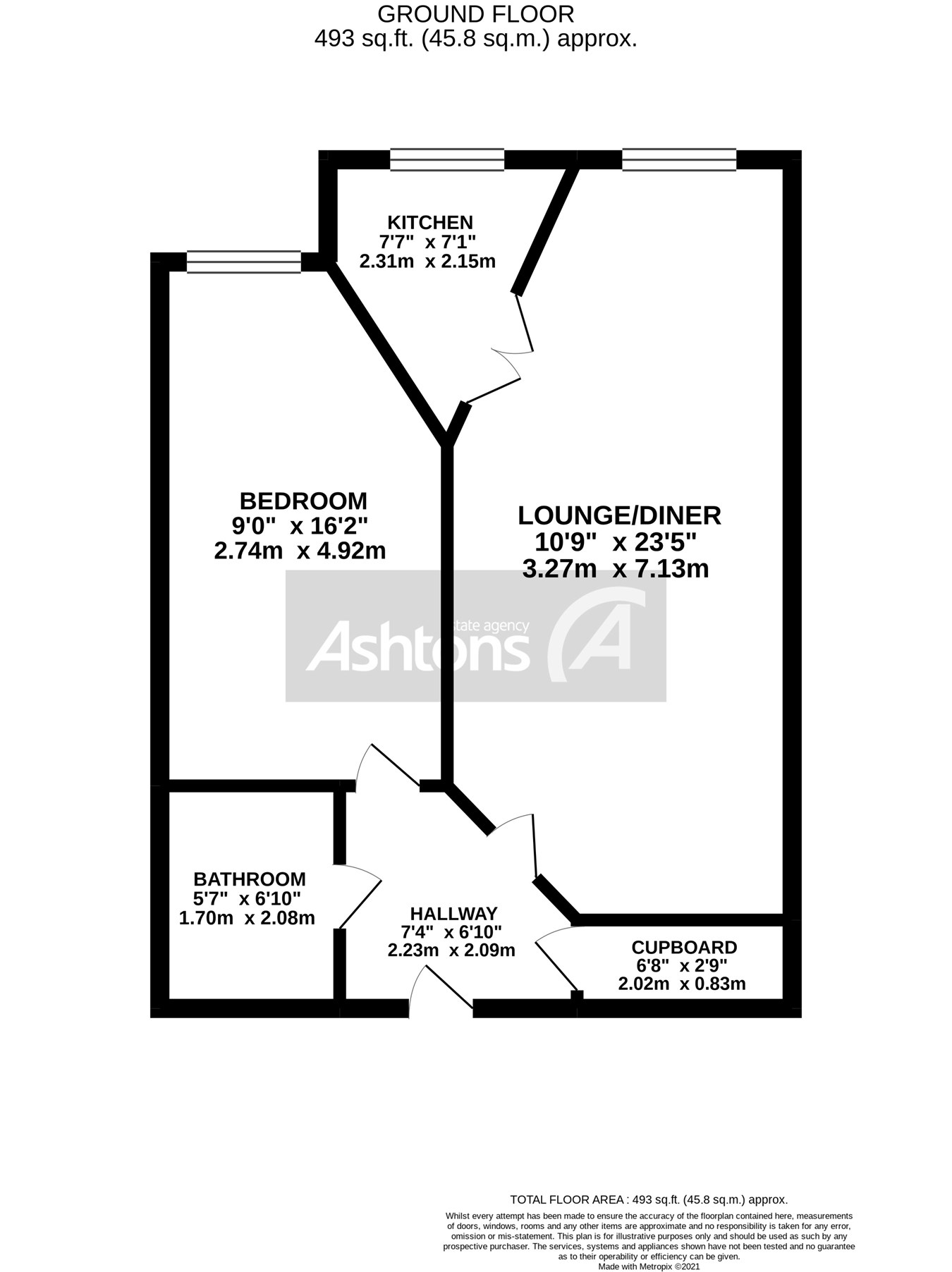London Road, Stockton Heath, Warrington WA4, 1 bedroom flat for sale