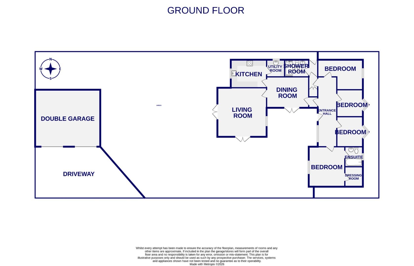 Ebor Lodge, 290b, Tadcaster Road, York floorplan
