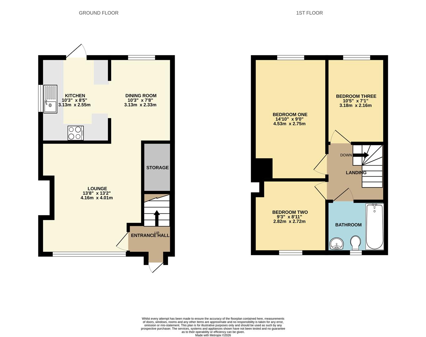 4, Downsview Crescent, Uckfield floorplan