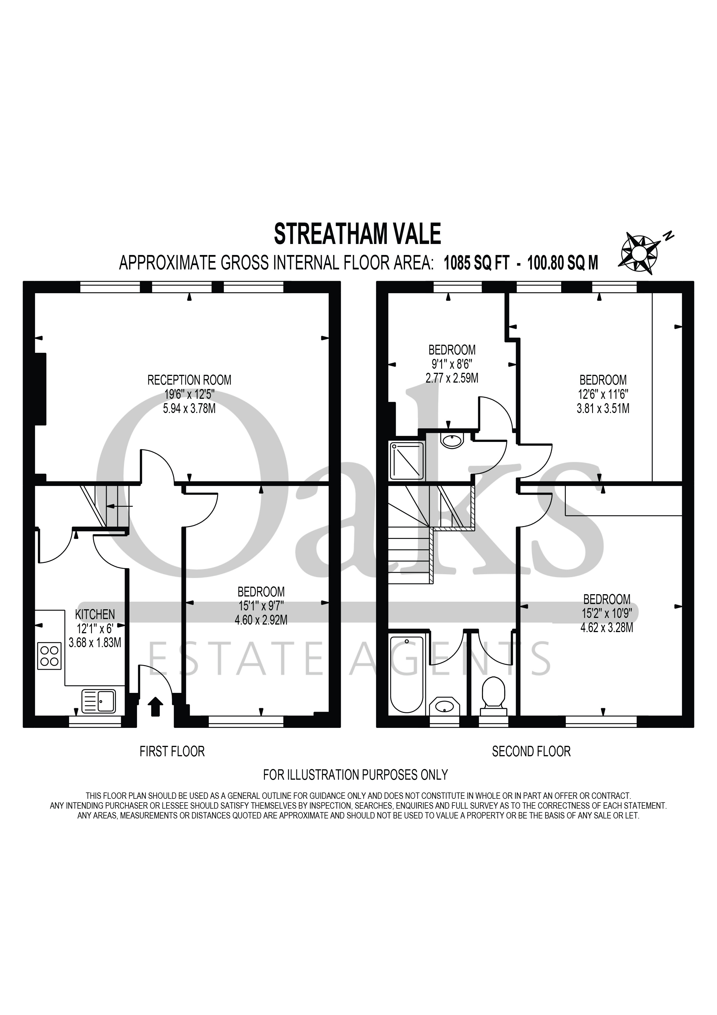 121a, Streatham Vale, London floorplan