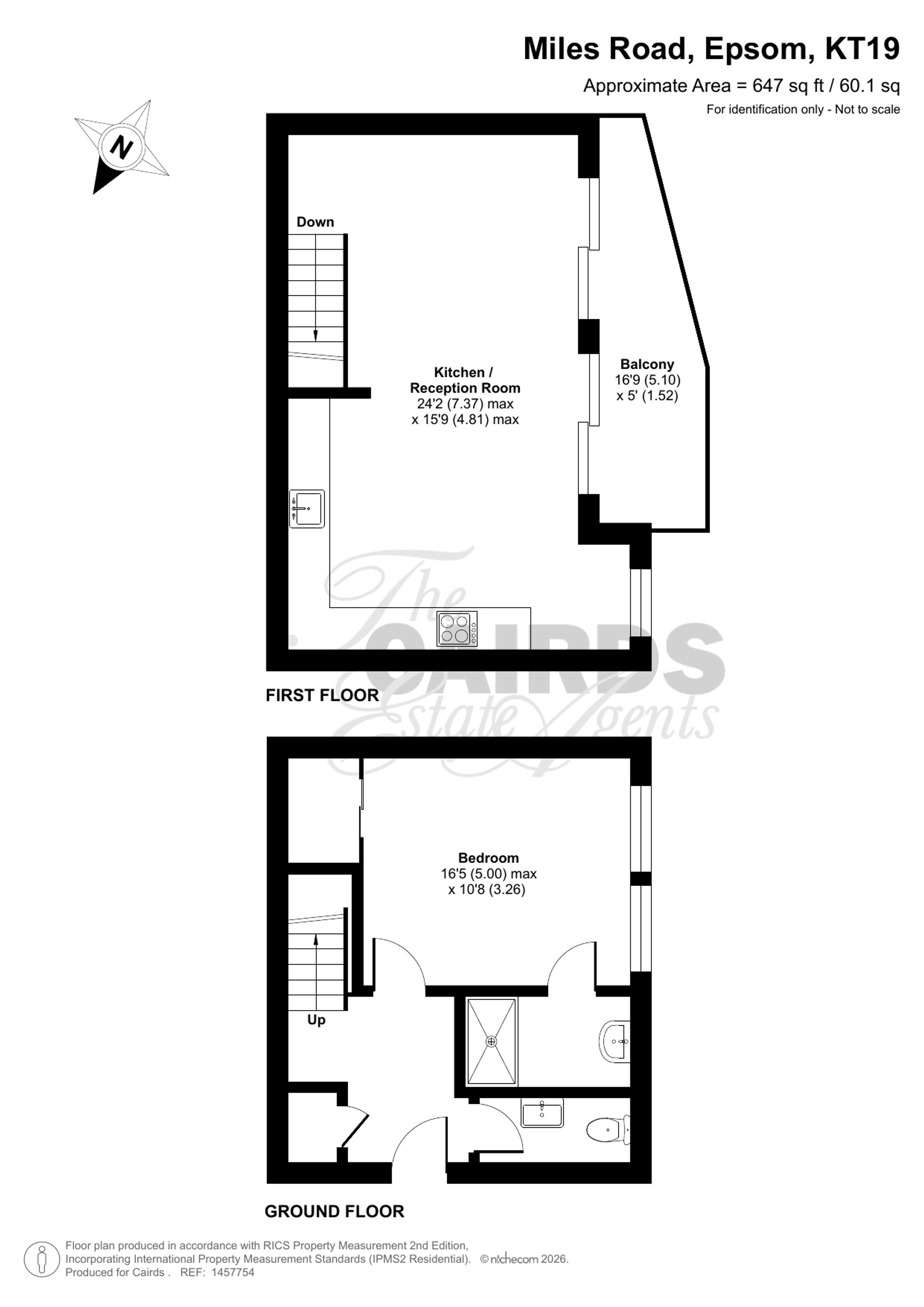 138A Miles Road, Epsom floorplan