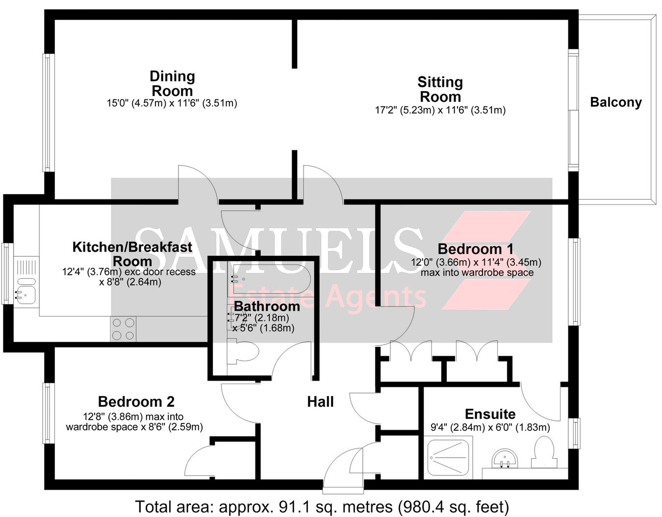 6, Trews Weir Court, Exeter floorplan