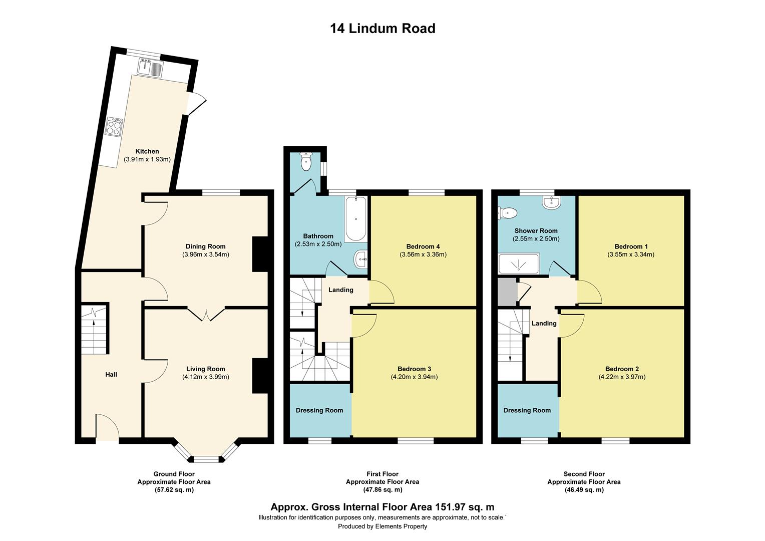 14, Lindum Road, Lincoln floorplan
