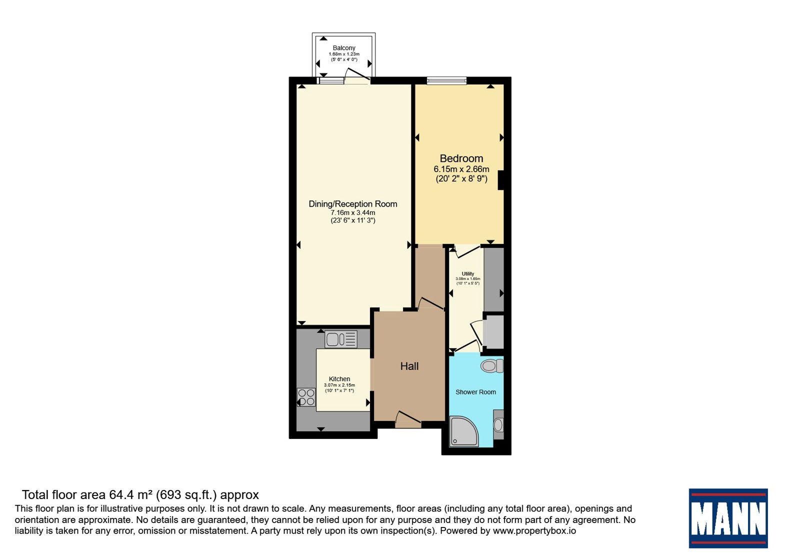 Flat 35, Slipway House, 2, Burrells Wharf Square, London floorplan