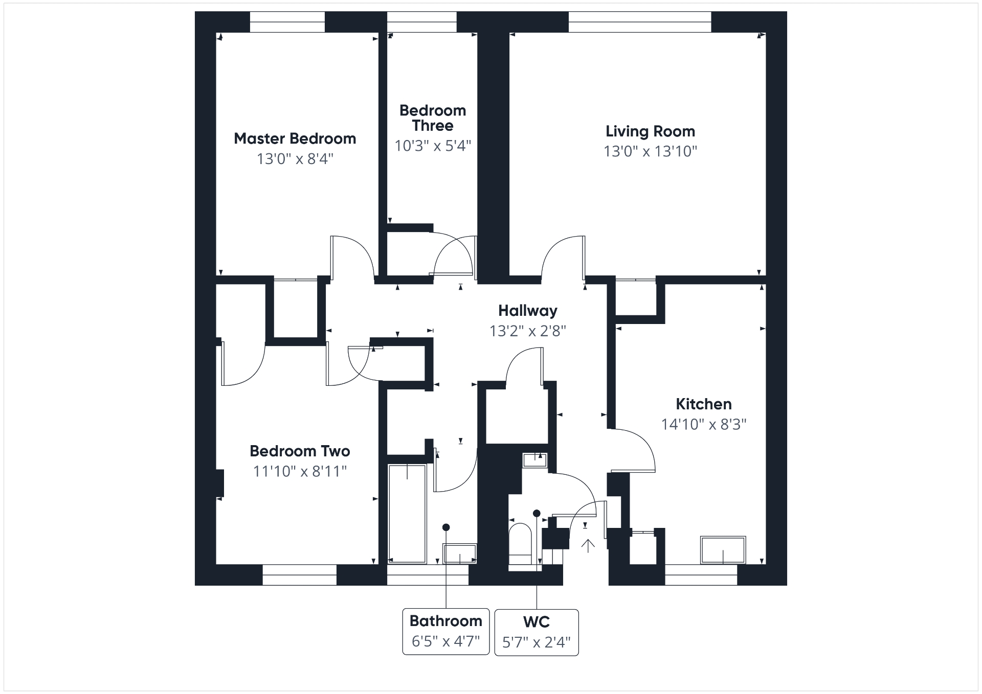 60, Cody Road, Farnborough floorplan