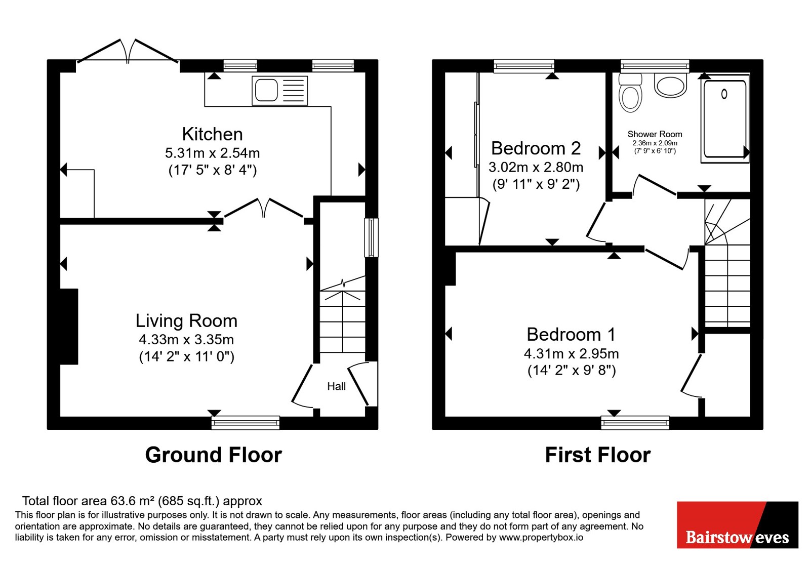 71, Caldon Green, Nottinghamshire floorplan
