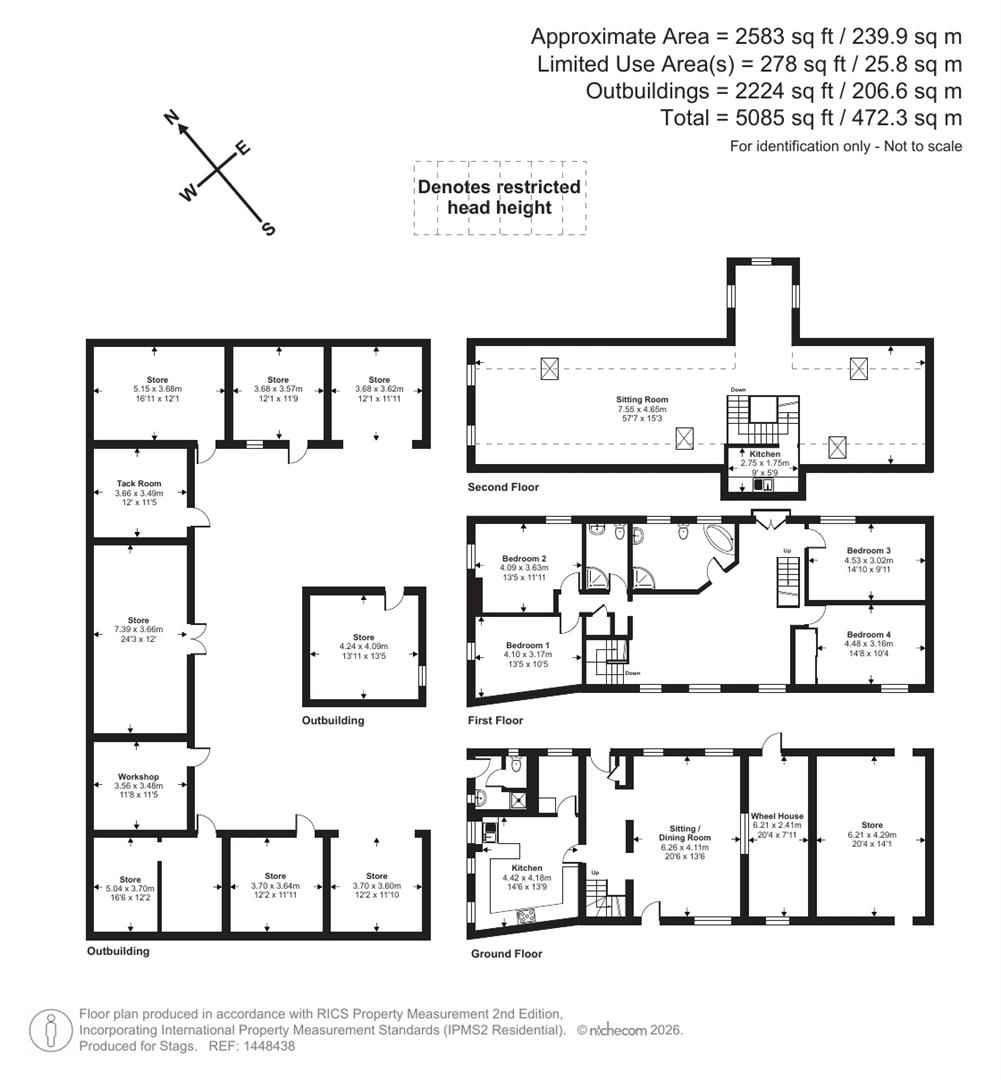 The Wheelhouse, Gawbridge Mill, Martock floorplan