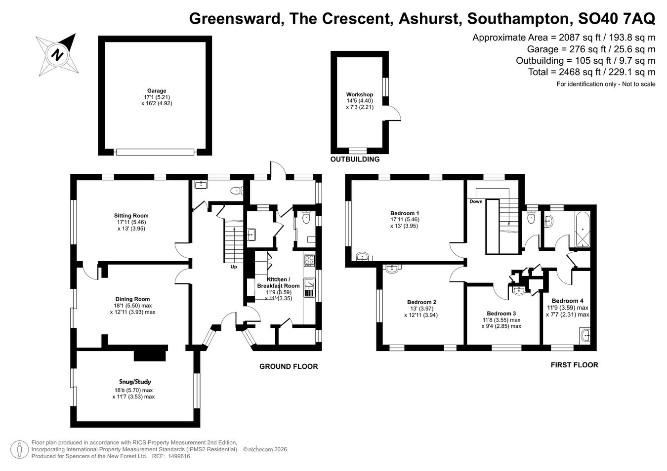 Greensward, The Crescent, Southampton floorplan