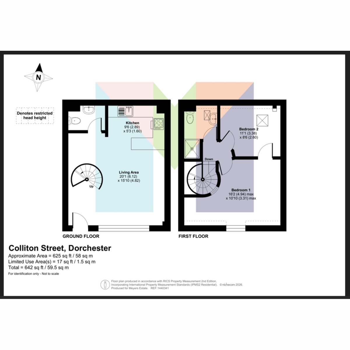 2, Colliton Mews, Dorchester floorplan