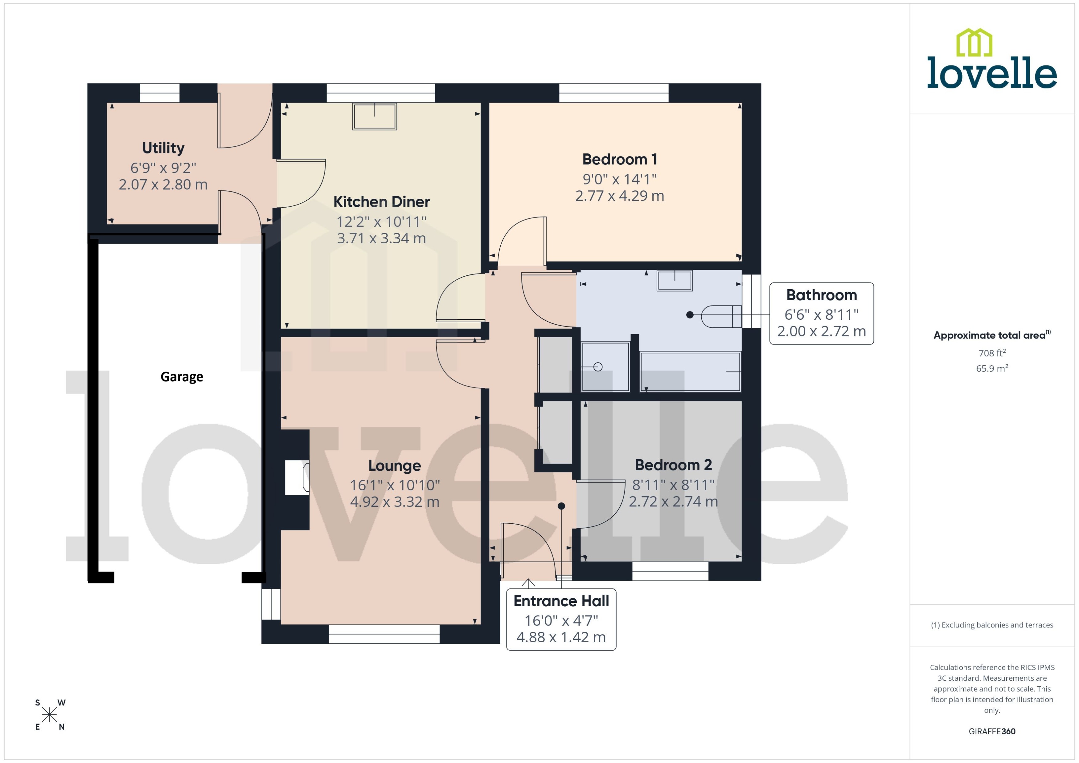 51, The Ridings, Market Rasen floorplan