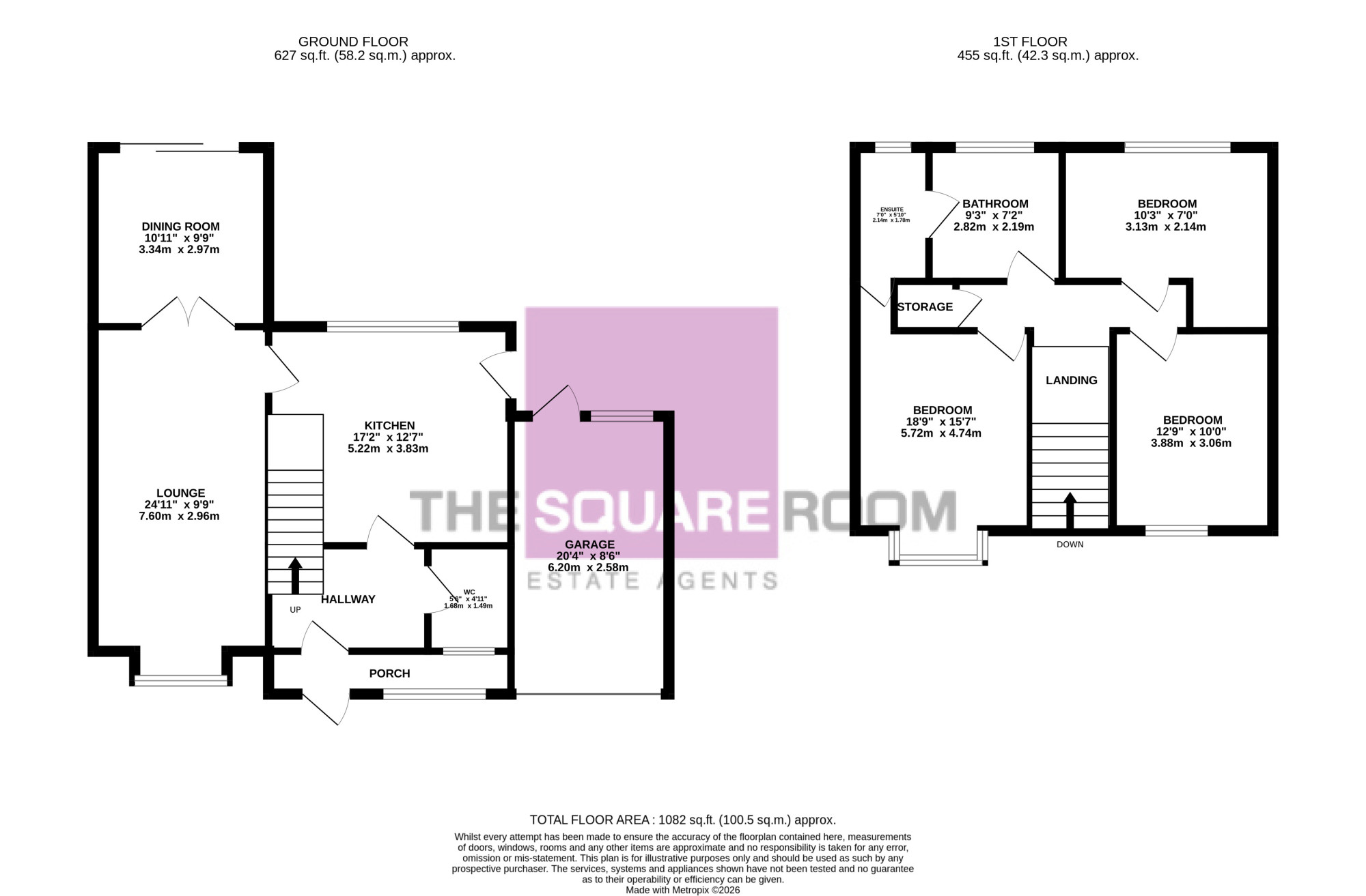 11, Borage Close, Thornton floorplan