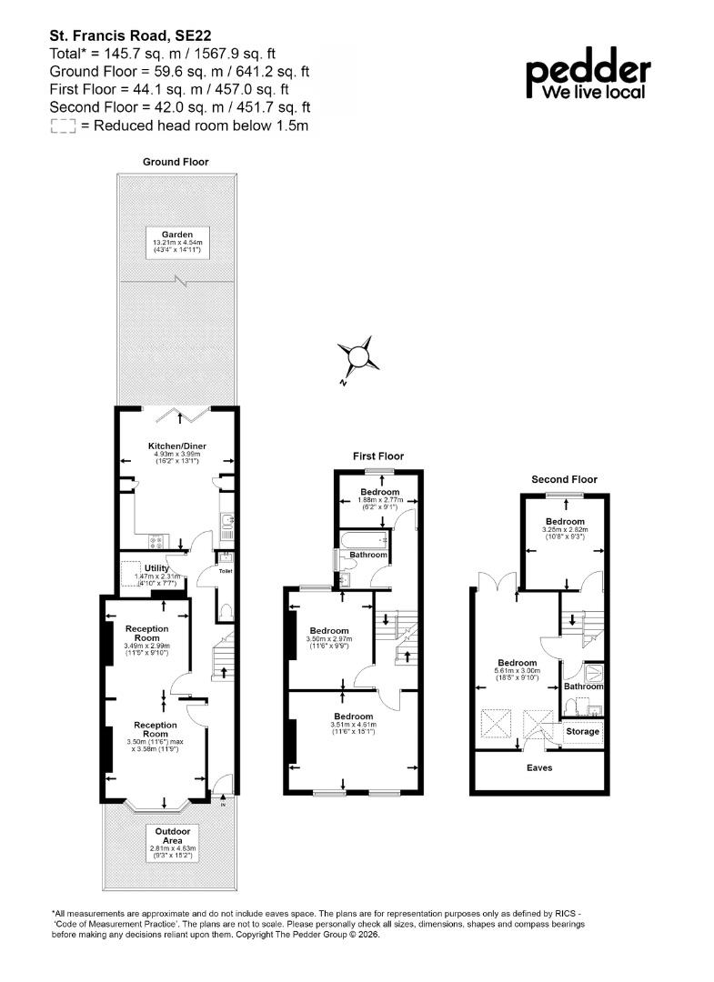 33, St. Francis Road, London floorplan