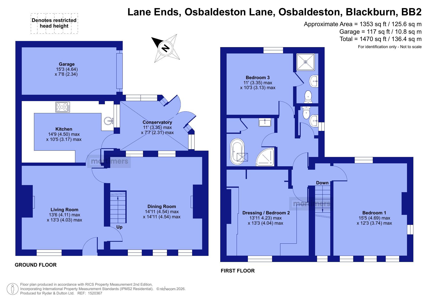 Osbaldeston Lane, Blackburn floorplan