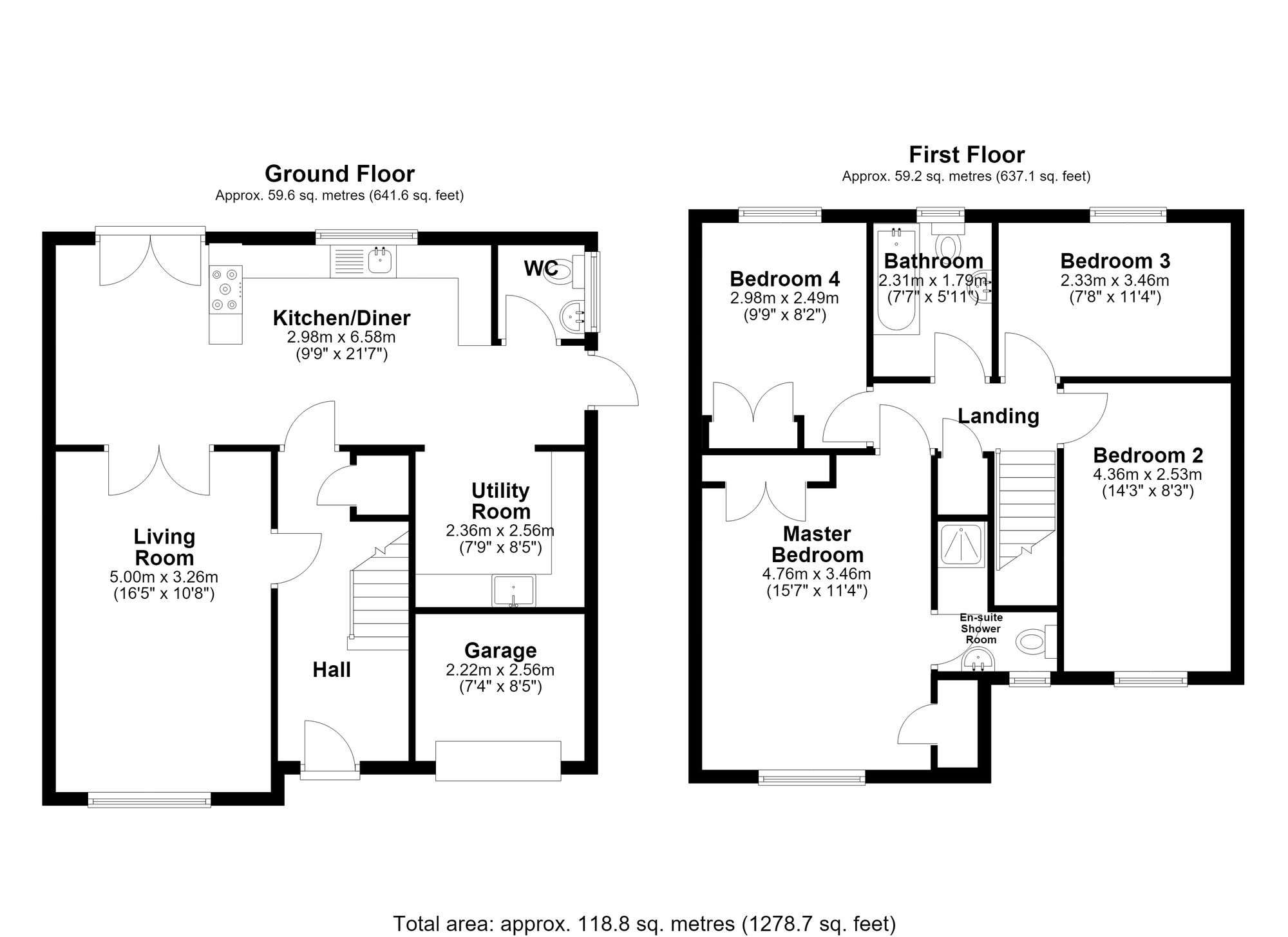 60 Webbs Court, Chippenham floorplan