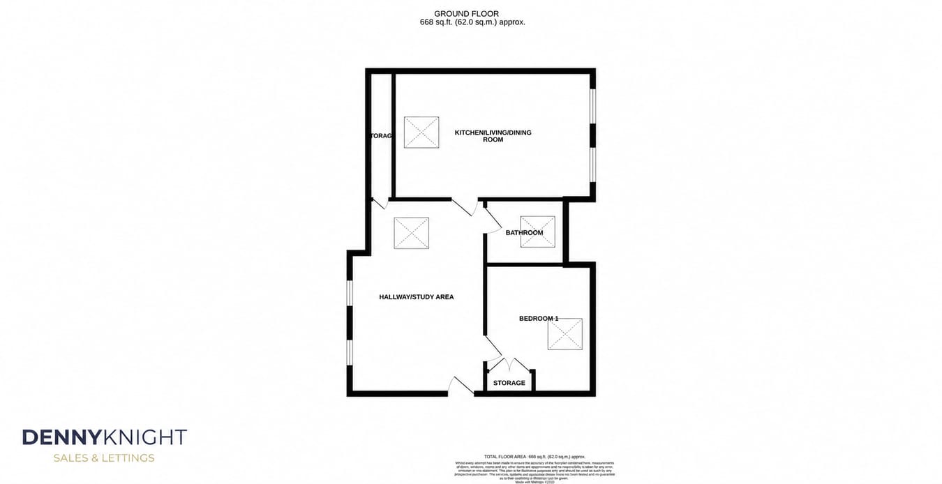 Clare Street, Northampton floorplan