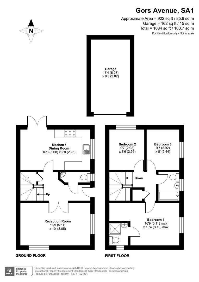 Gors Avenue, Townhill, Swansea SA1, 3 bedroom semidetached house for