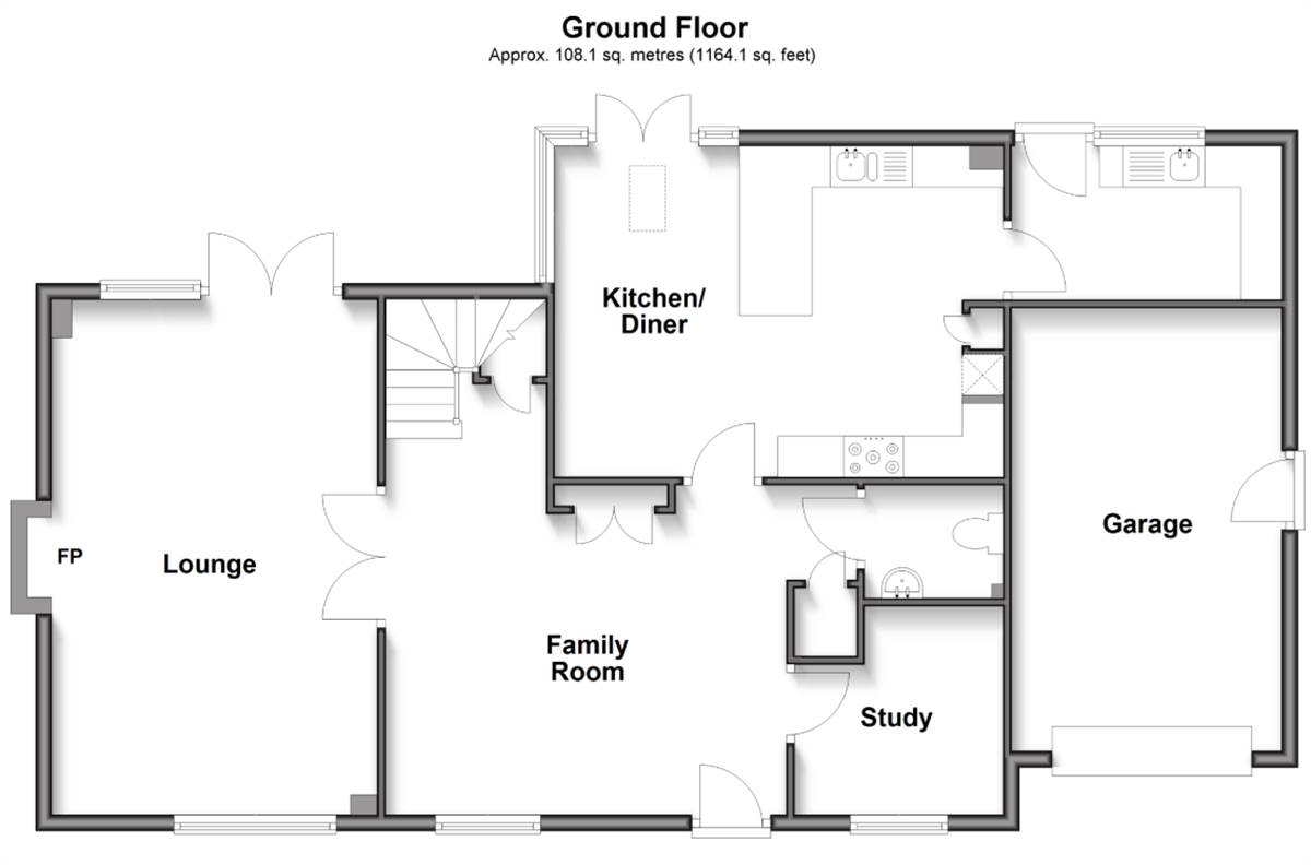 2, Hall Place, Canterbury floorplan