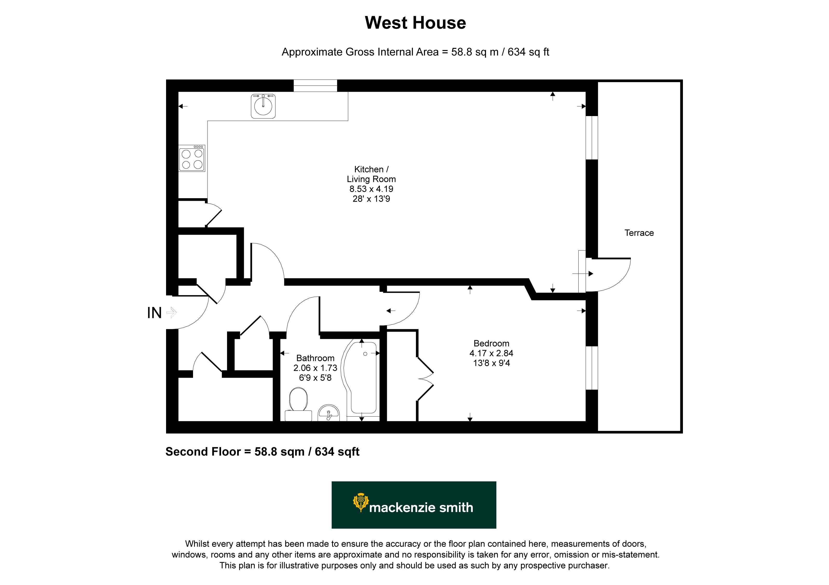11 West House,, Plough Road, Hampshire floorplan